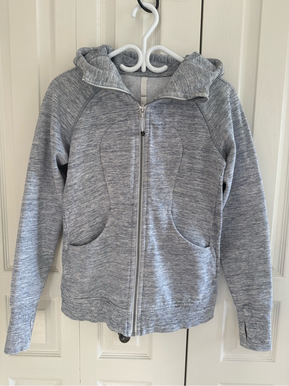 lululemon athletica Heather Blue Scuba Hoodie